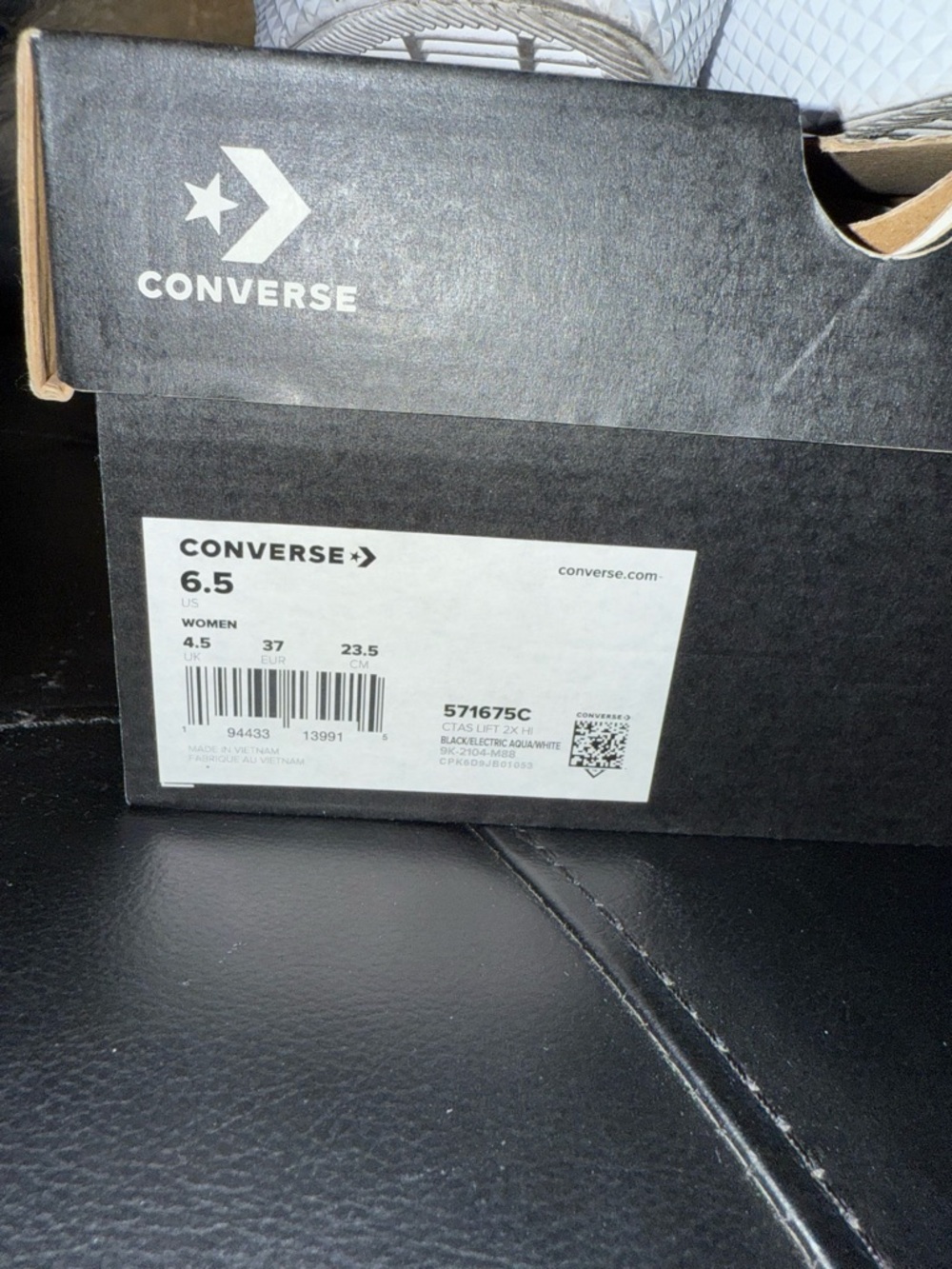 EUC Converse CTAS Lift 2X Hi platform sneaker Wmns 6.5 - Picture 10 of 10